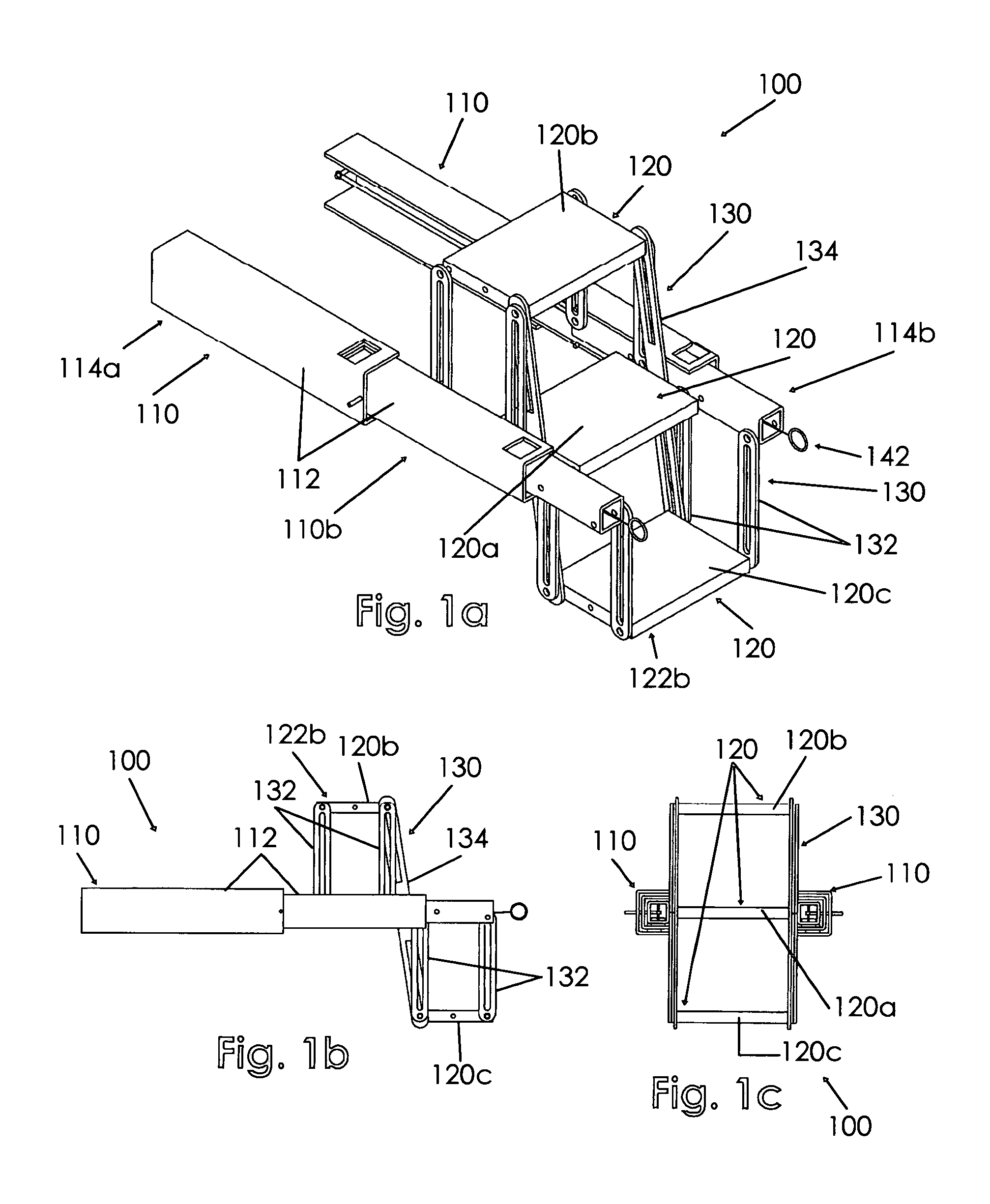 Step device for accessing a truck bed