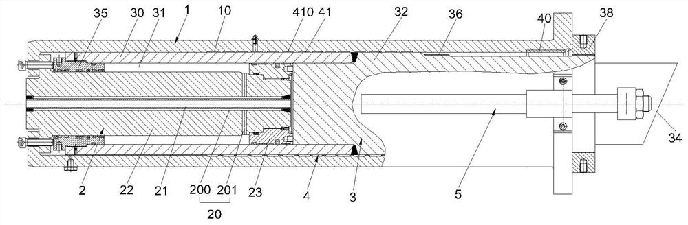 Lateral force resistant oil cylinder