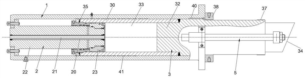 Lateral force resistant oil cylinder