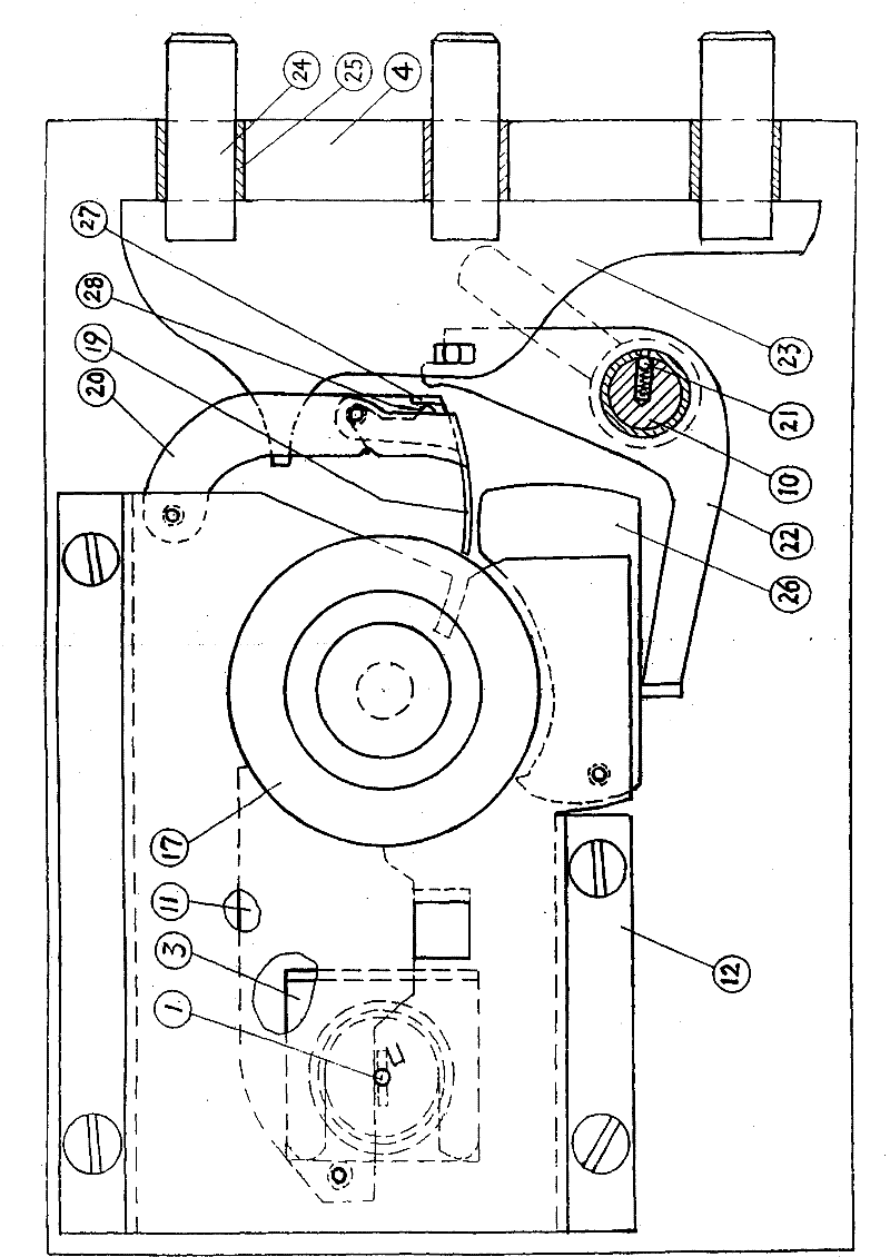 Key code fused A1 type safe lock for eliminating 12 hidden dangers by multiple protections