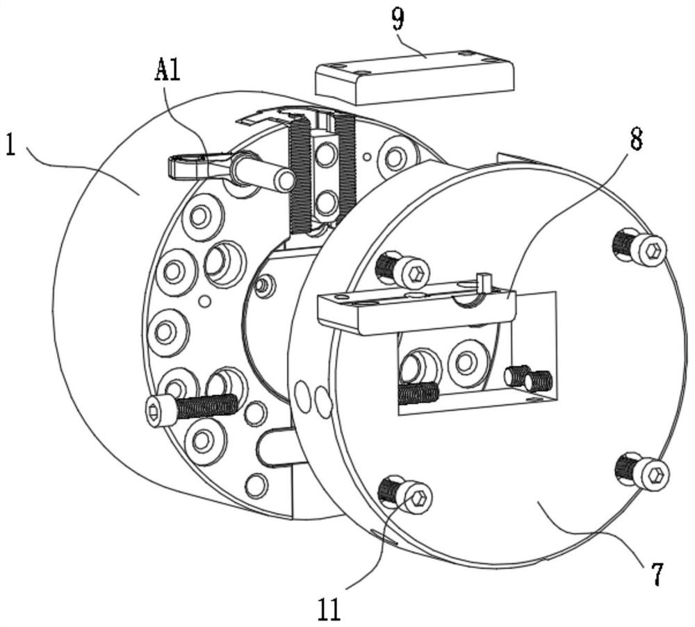 Semi-automatic hydraulic tool for special-shaped parts