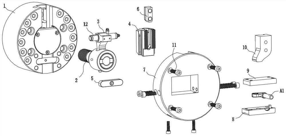 Semi-automatic hydraulic tool for special-shaped parts