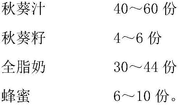 Abelmoschus esculentus seed drink and preparation method thereof