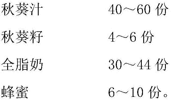 Abelmoschus esculentus seed drink and preparation method thereof