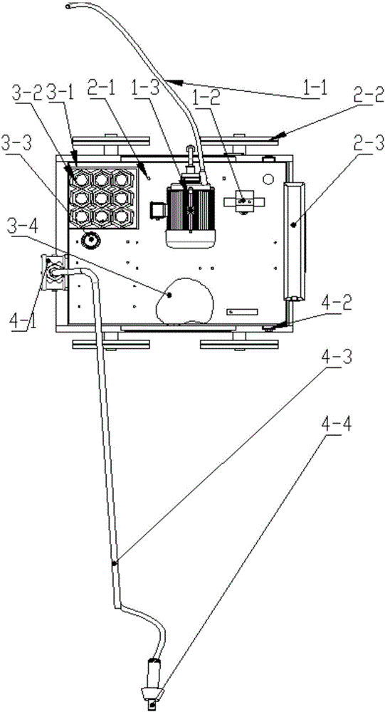 Automatic liquid chemical filling machine of plant protection unmanned plane