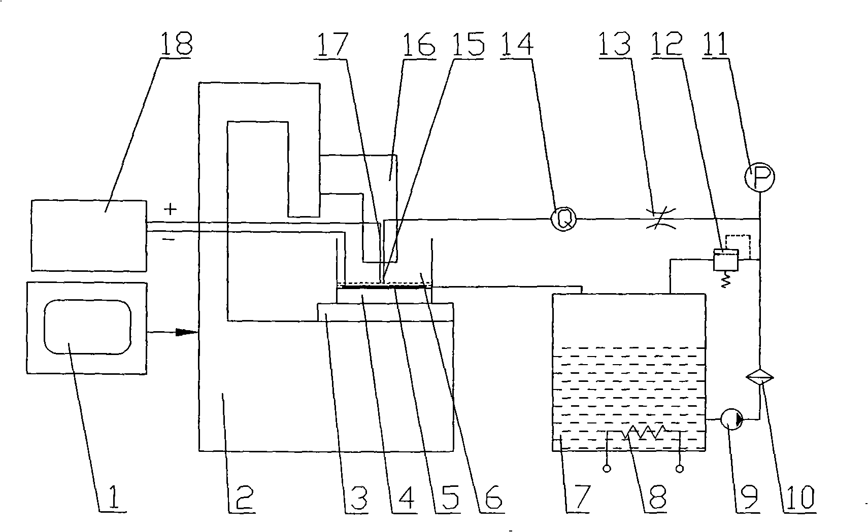 Numerical control selected area electrochemical deposition rapid forming method and apparatus