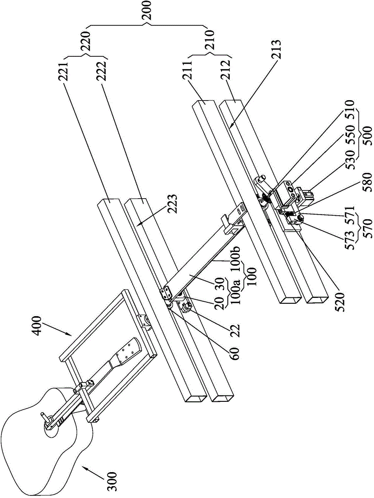 Turnover mechanism for guitar coating