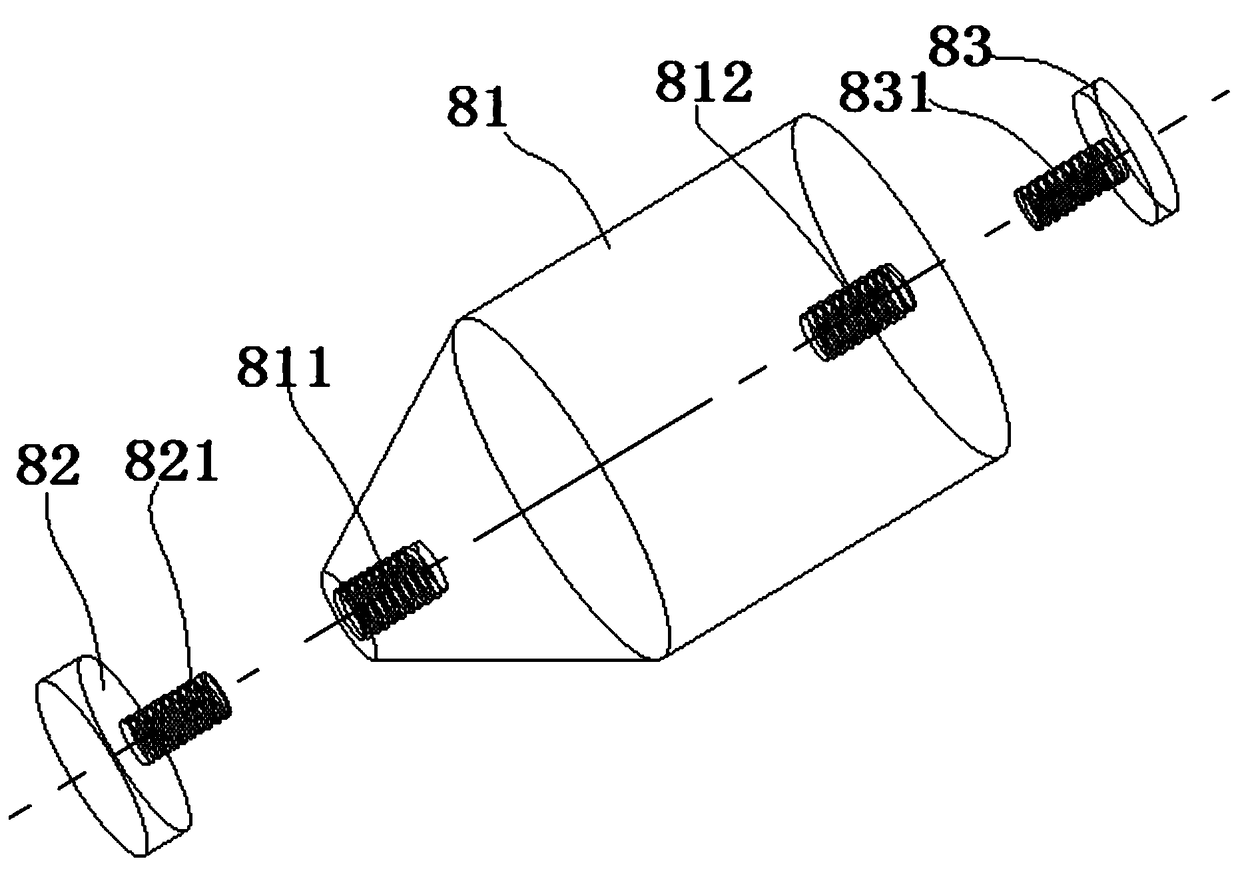 Concrete strength detection device and detection method therefor