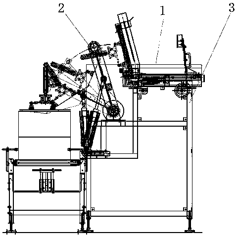 Vertical shelf placement machine