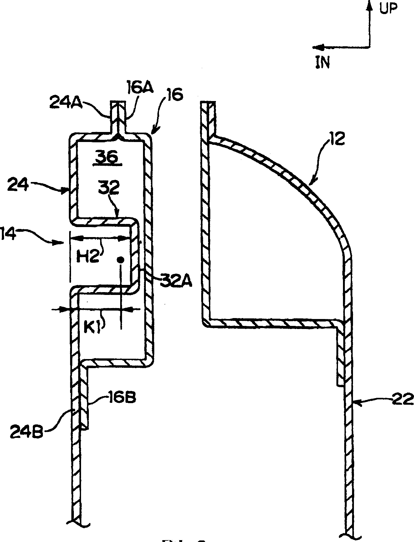 Door frieze structure