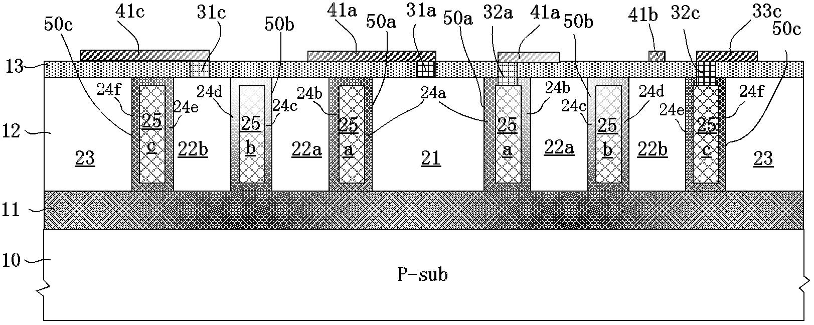 High voltage isolation structure based on silicon on insulator