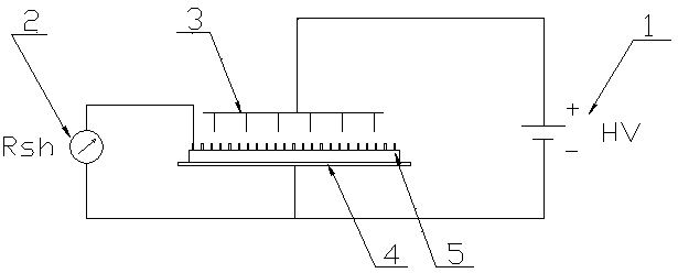 Solar cell piece PID (potential induced degradation) test device and test method