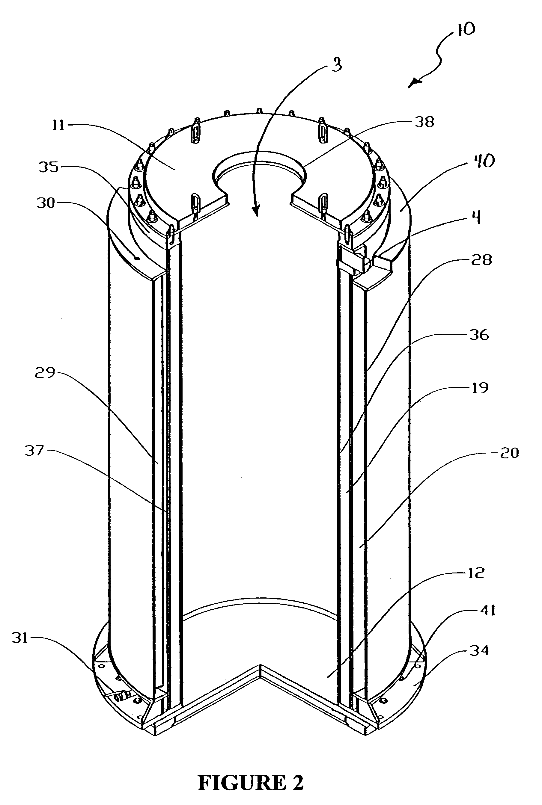 Method and apparatus for maximizing radiation shielding during cask transfer procedures