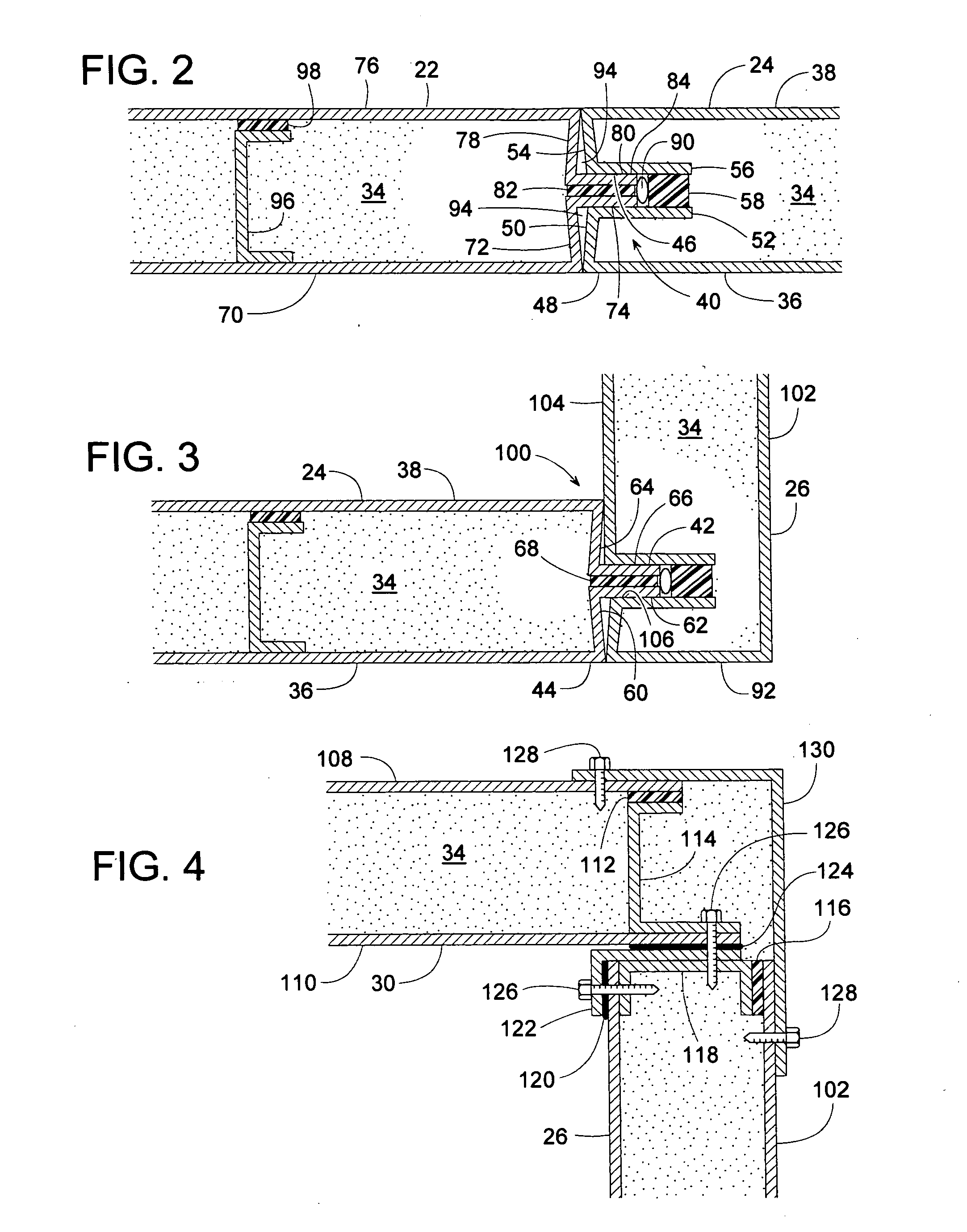 Thermal break and panel joint for an air handling enclosure