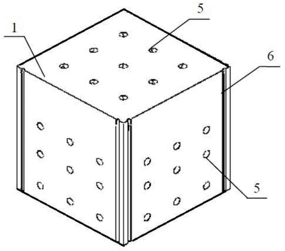 Shear box device having self-adaptive structural plane