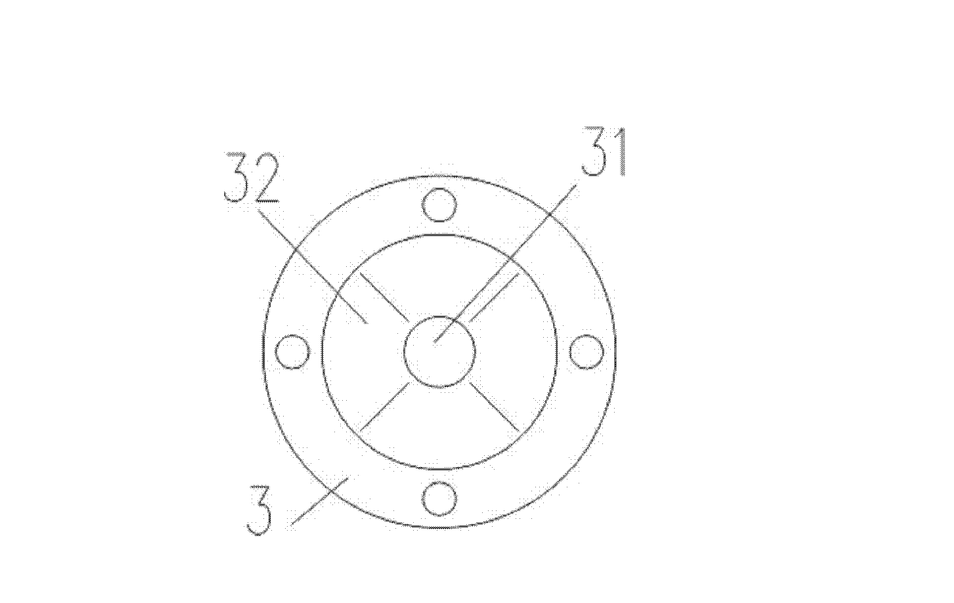 Device for discharging percolate generated by aerobic fermentation of solid organic waste