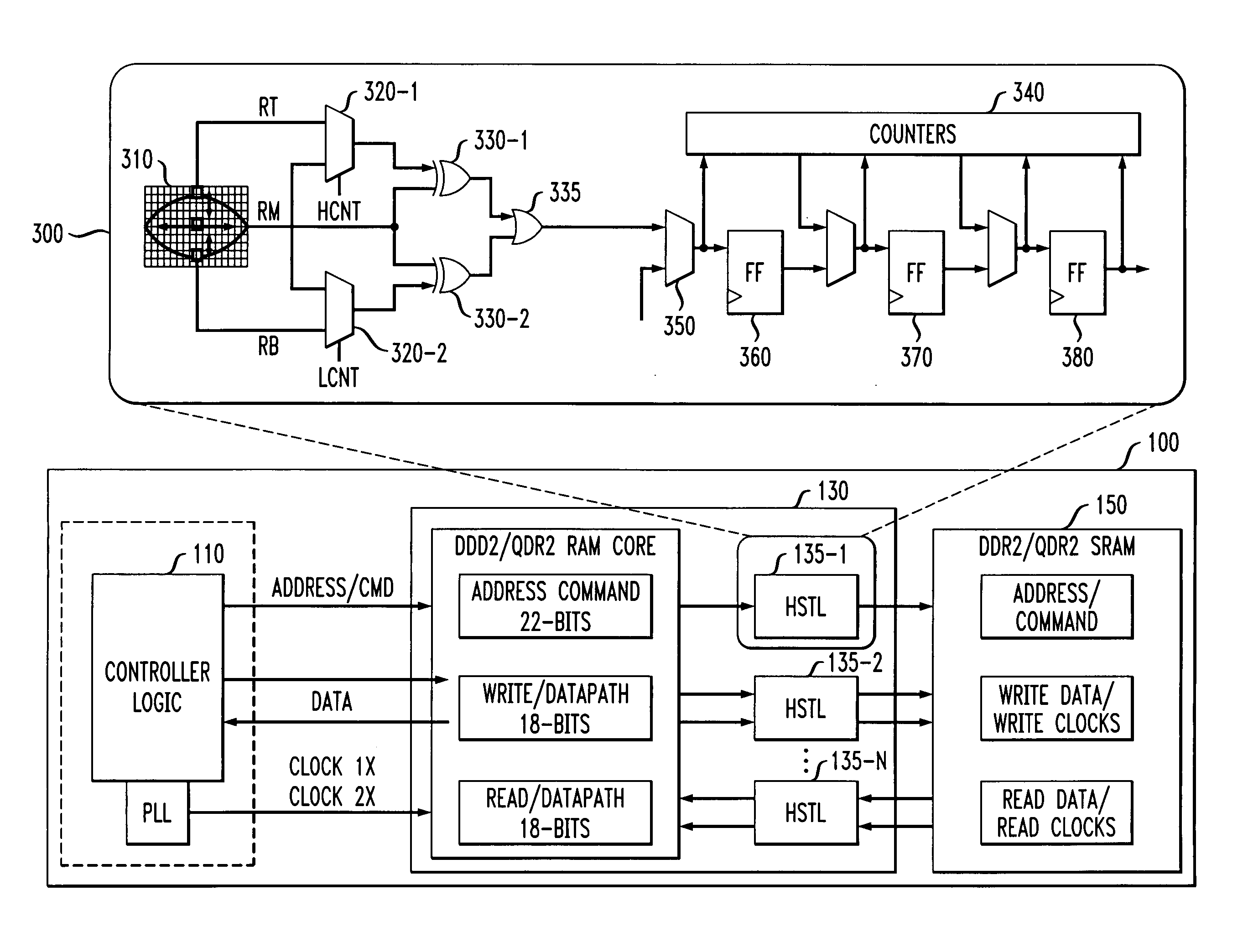 Method and apparatus for monitoring and compensating for skew on a high speed parallel bus