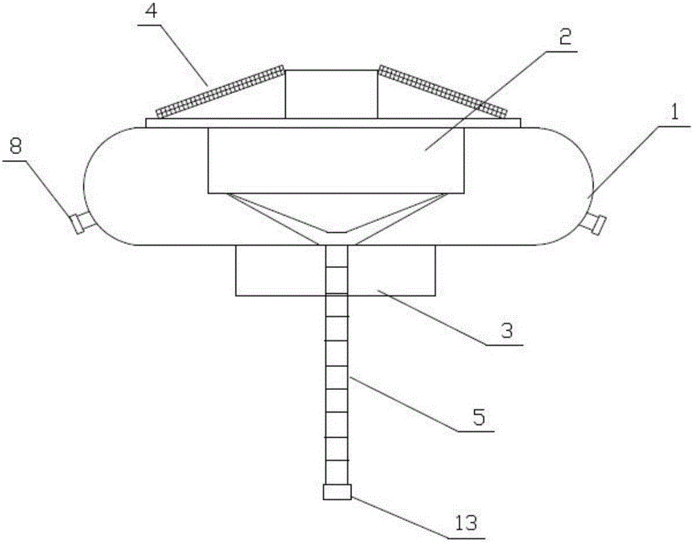 Movable type sewage treatment device