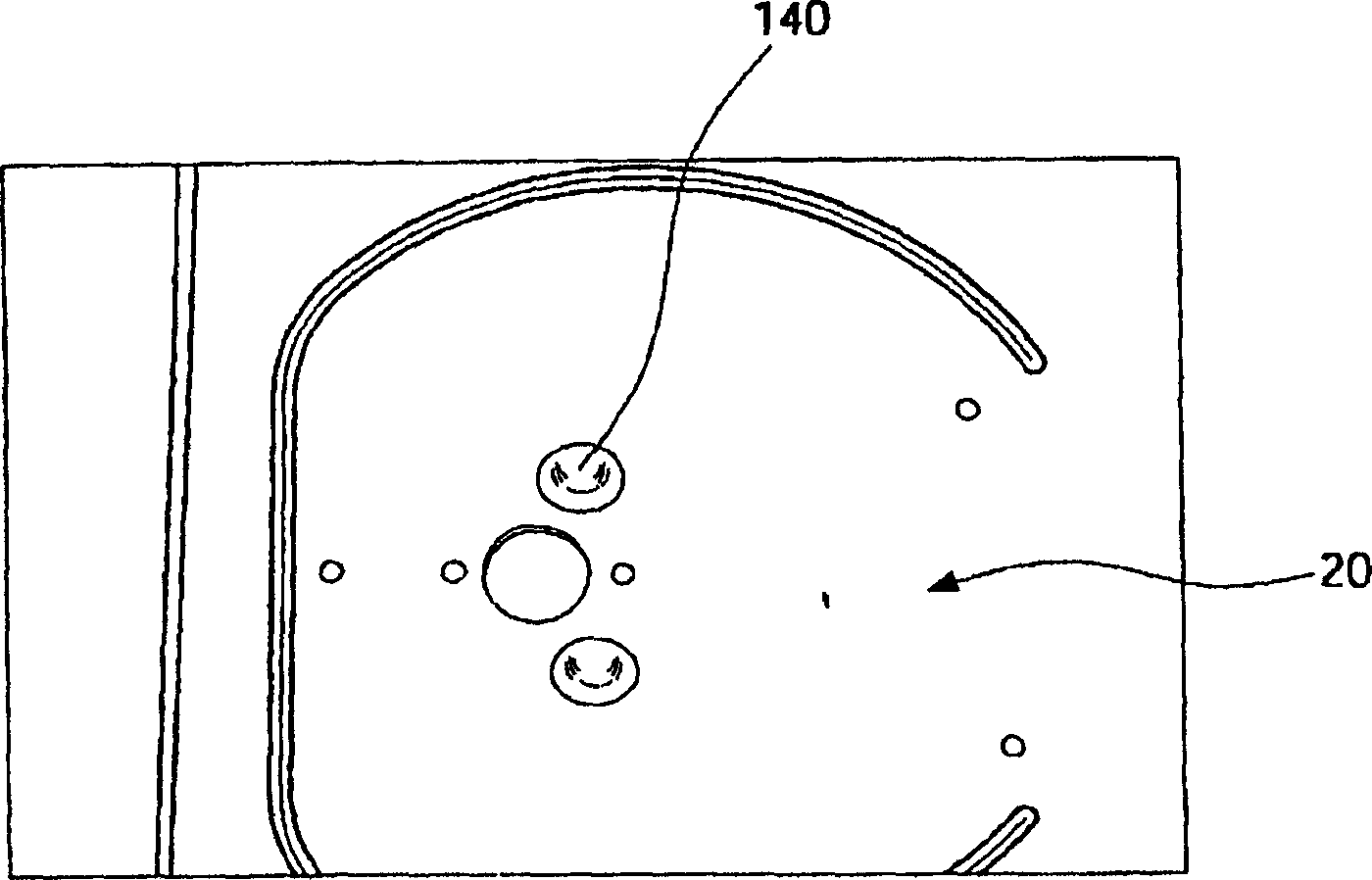 Microwave oven and radiating structure of microwave in microwave oven