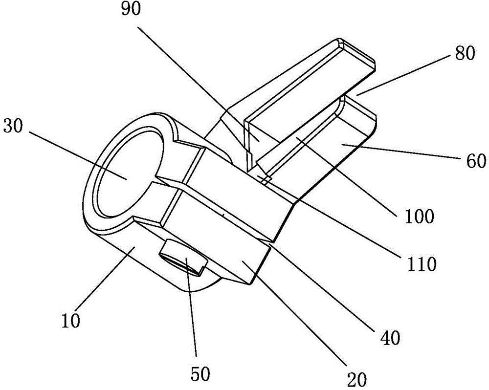 Modified forked feed lifting rock shaft crank