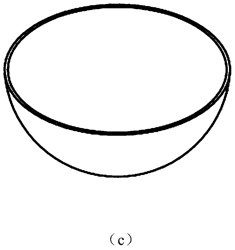 Large-sized curved surface revolving body heat-insulation material forming temperature control device and method