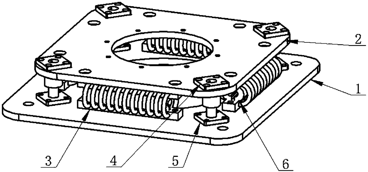 A single-degree-of-freedom linear vibration damping method and implementation device