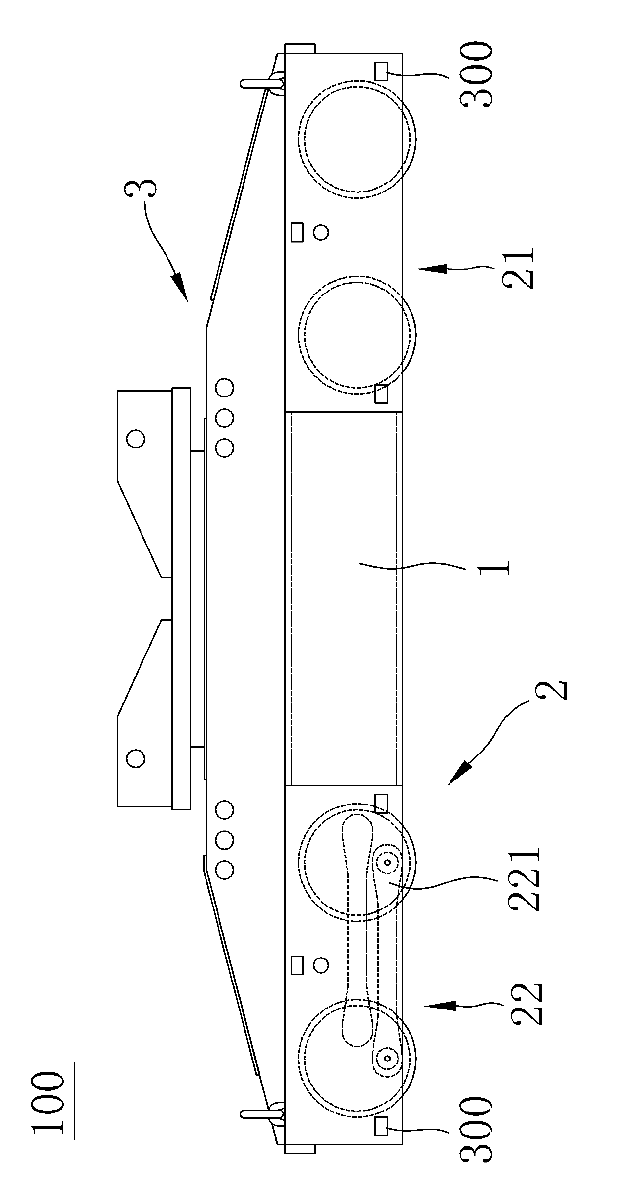 Spindle transporting trolley