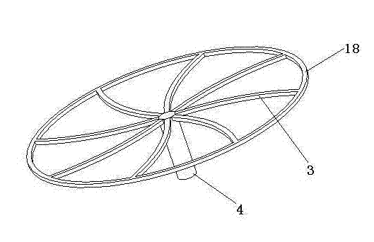 Slotting device for abrasive freezing and solidifying polishing pad