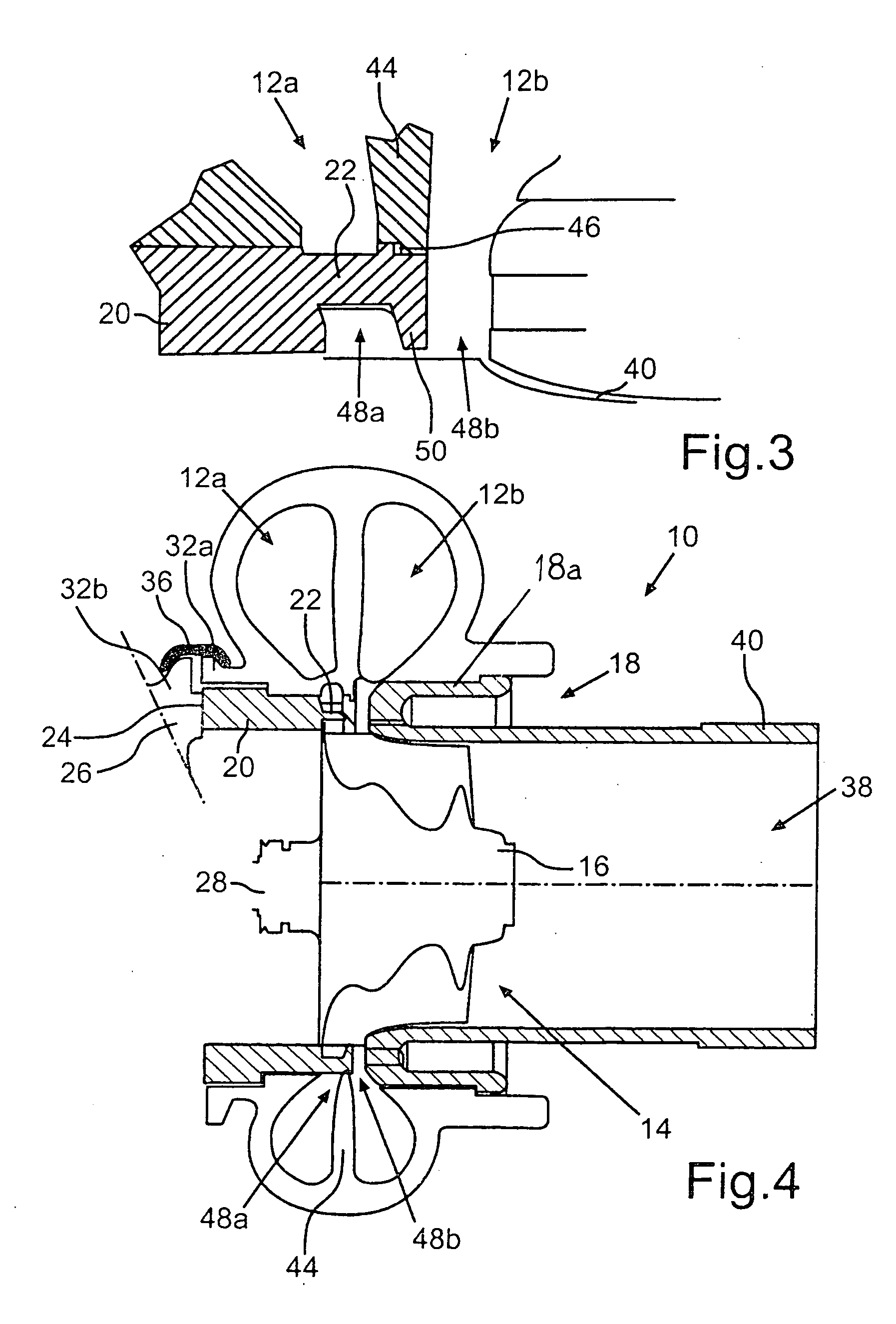 Turbine housing for an exhaust gas turbocharger of an internal combustion engine