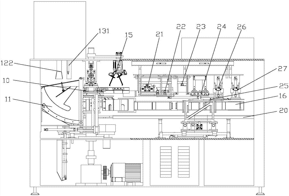 Full-automatic packing machine for flat bottom paper bag