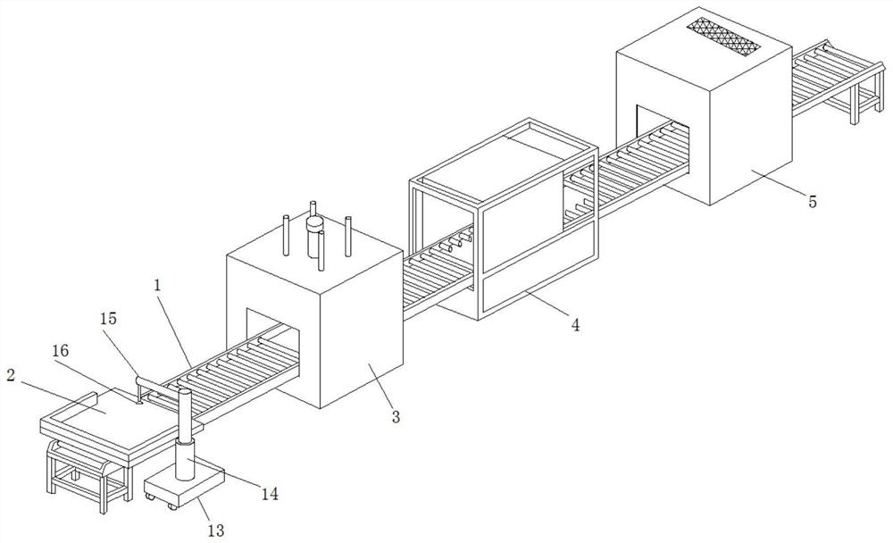 Dust removal device for aluminum alloy door and window production