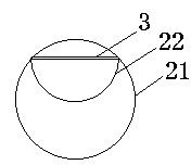 Double-layer diffuse reflection LED (light-emitting diode) fluorescent lamp