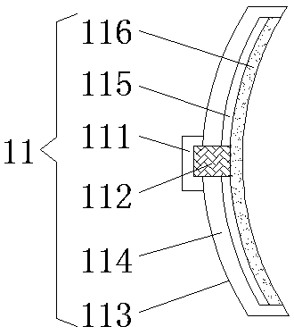 LED (light emitting diode) display screen with cleaning function