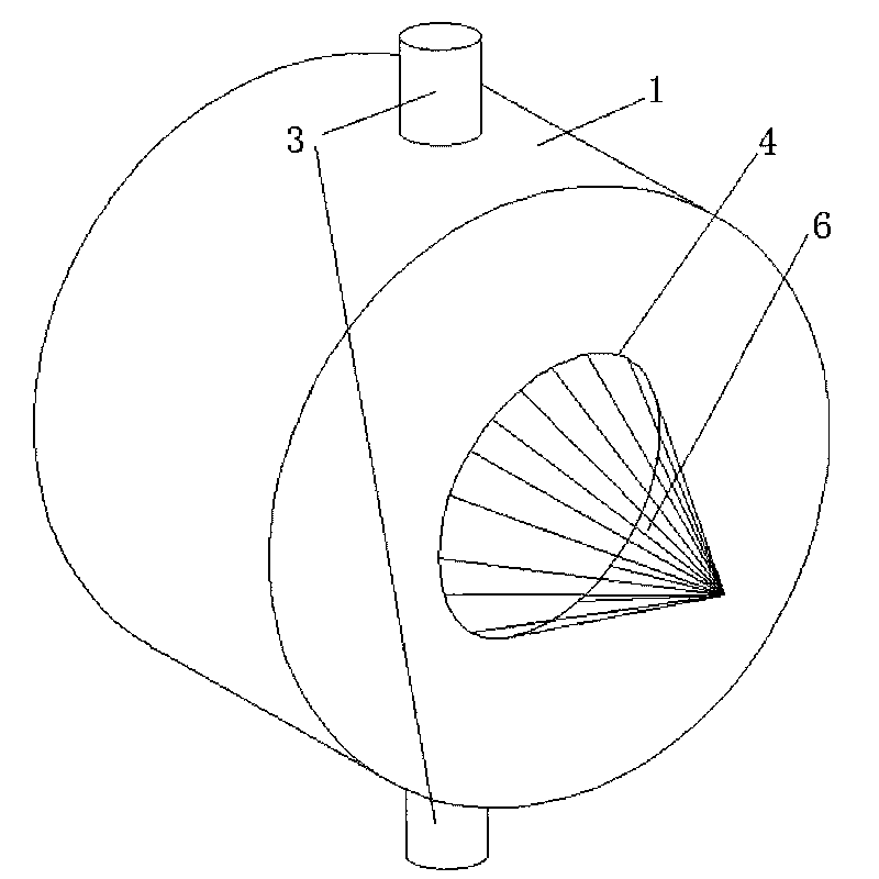 Blowing drying device after underwater pressure test of welded pipe