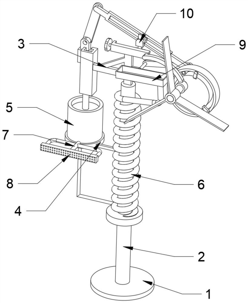 Automatic watering device for remote road