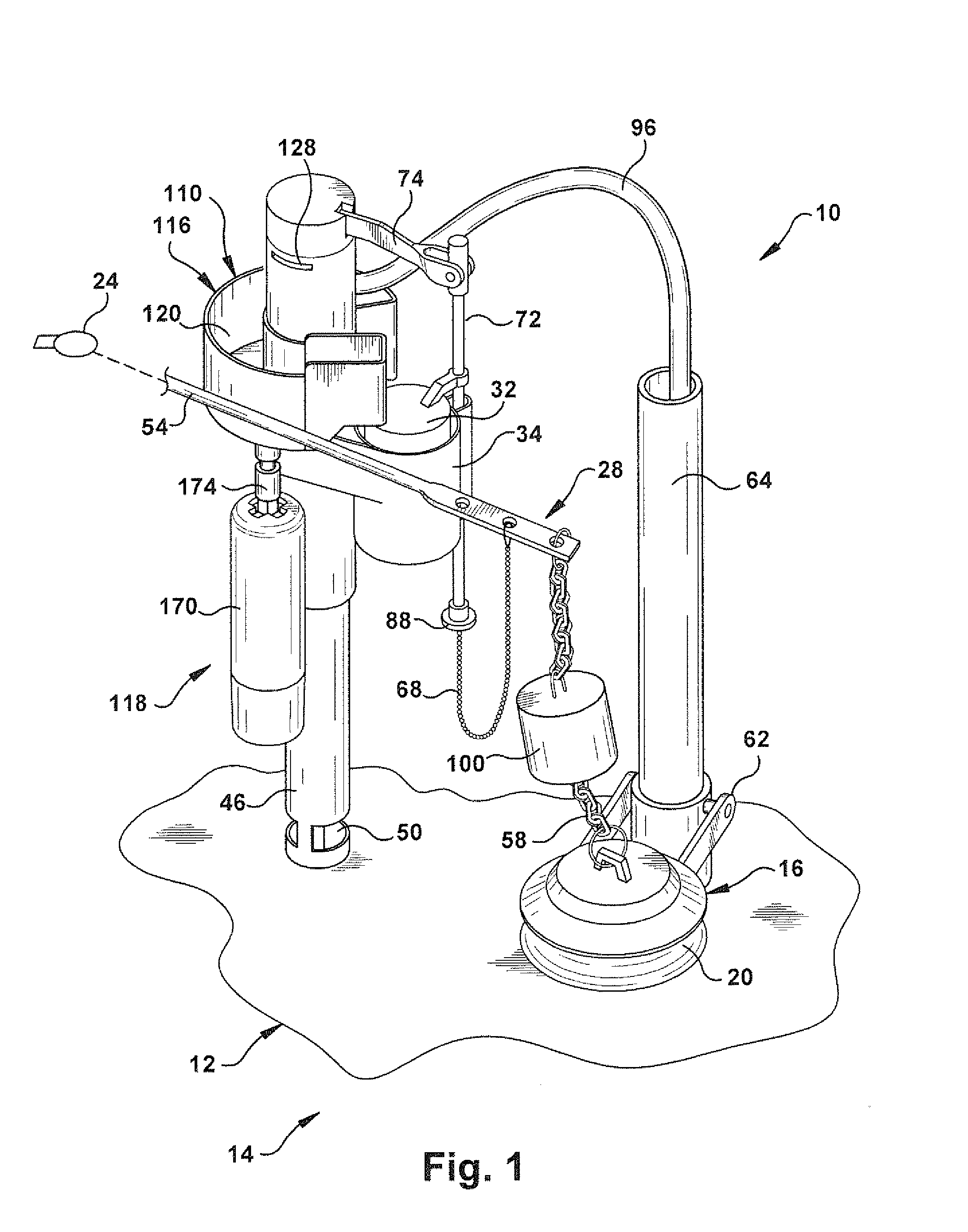 Toilet controls