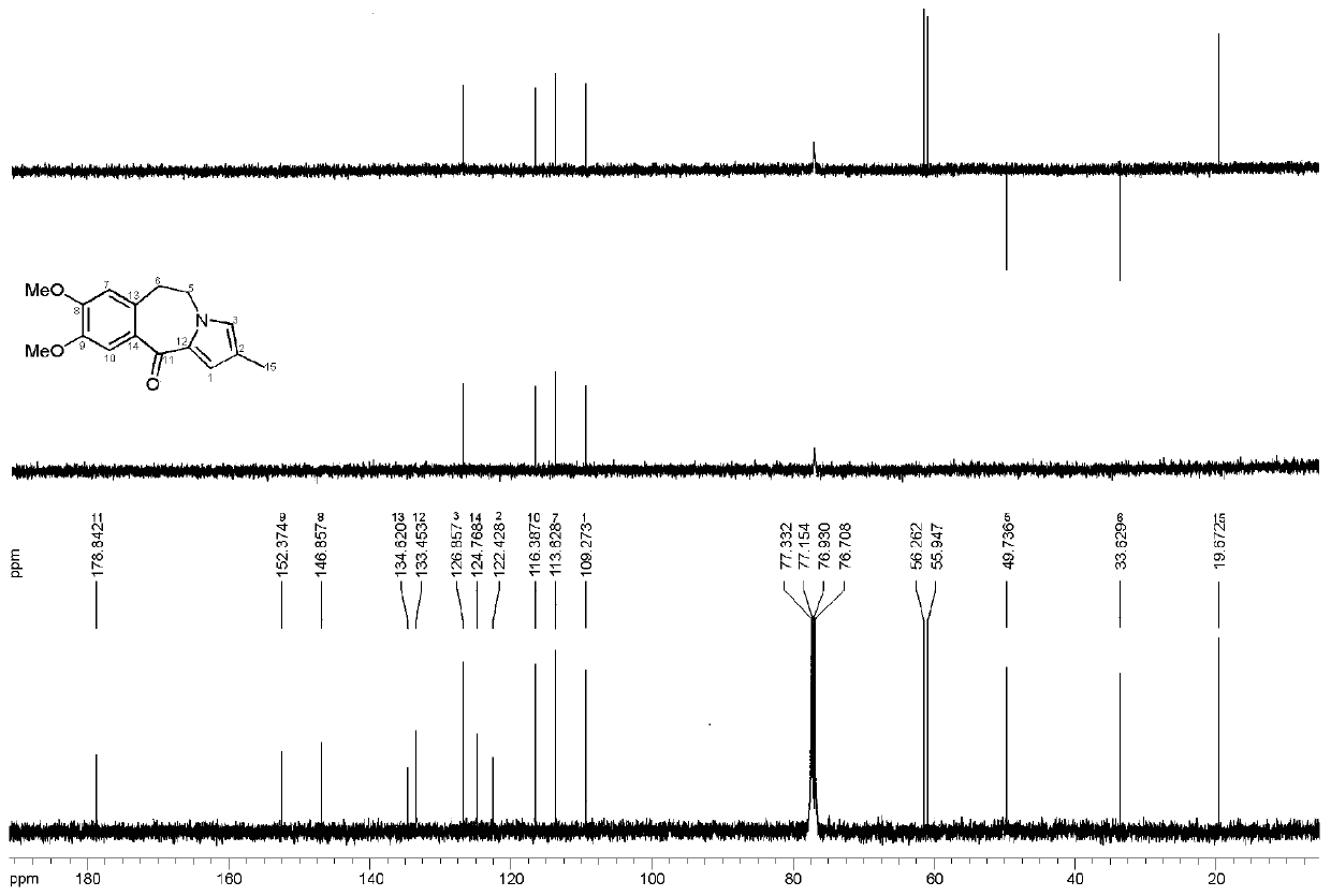 Tricyclic alkaloid compound and preparation method and application thereof