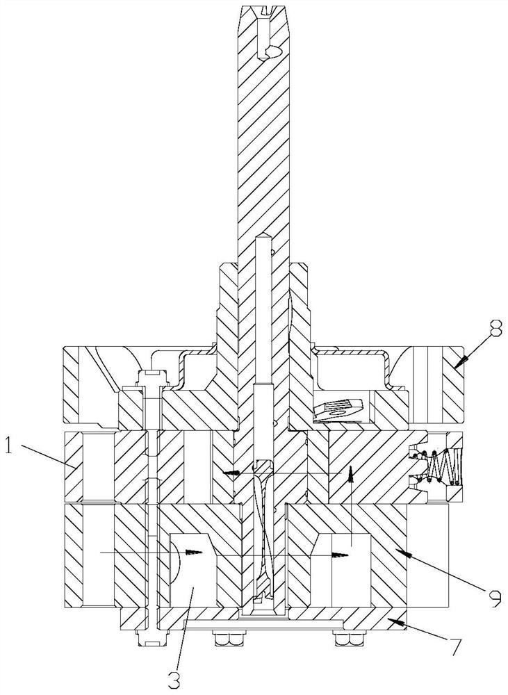 Pump body structure, compressor and air conditioner