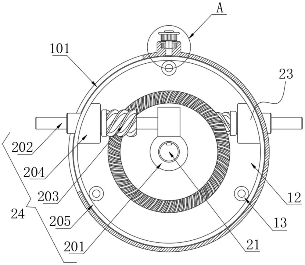 Hypoid adjustable gap gear speed reducer and adjusting and testing method