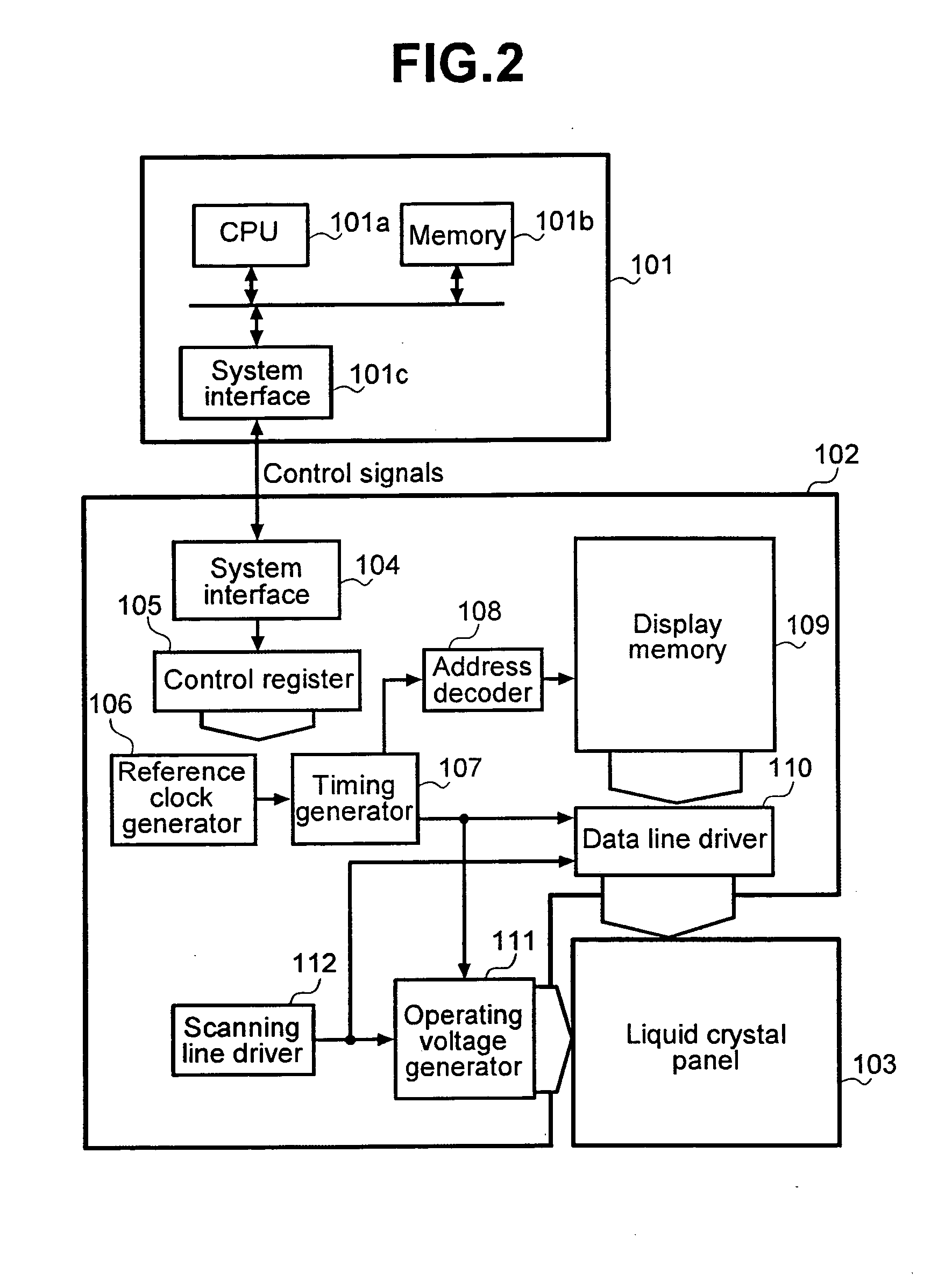 Liquid crystal display controller