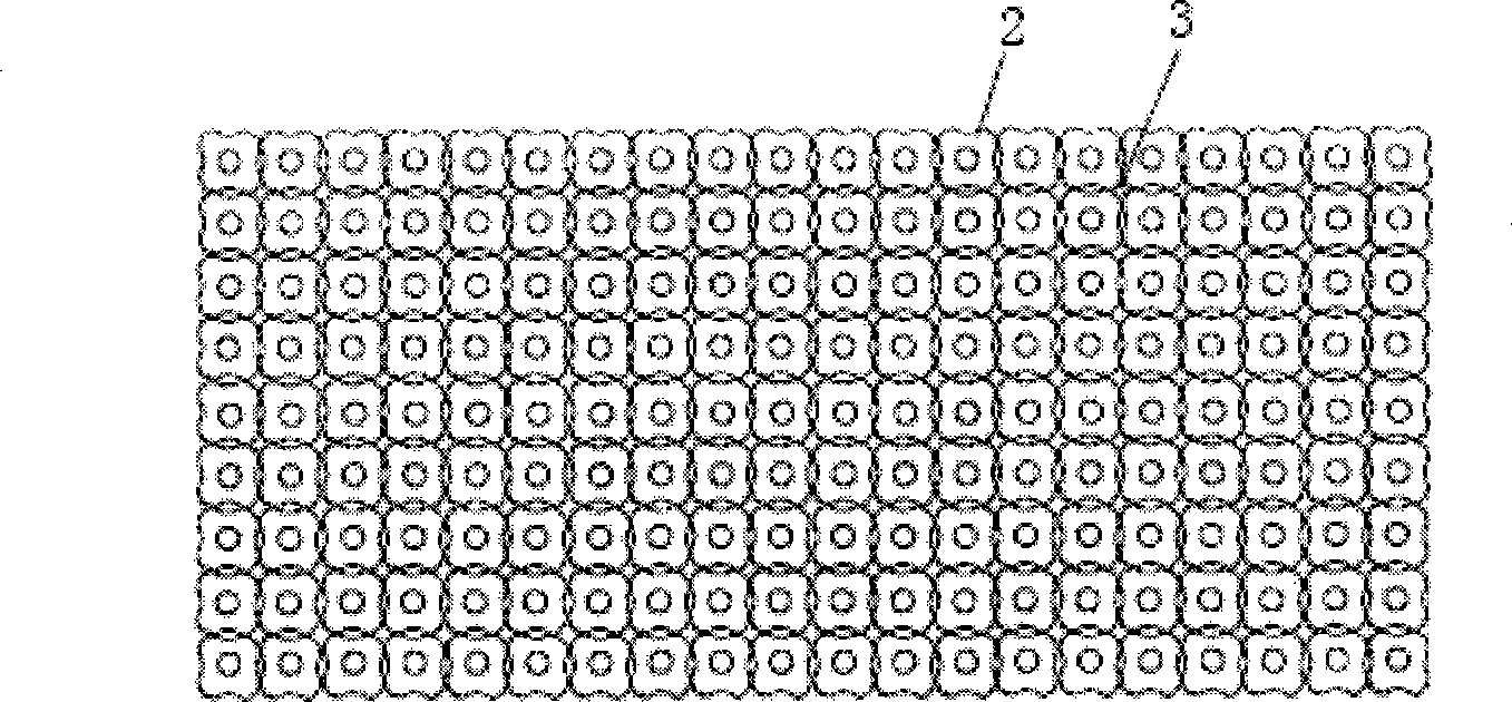 Latex mattress capable of adjusting partial hardness thereof