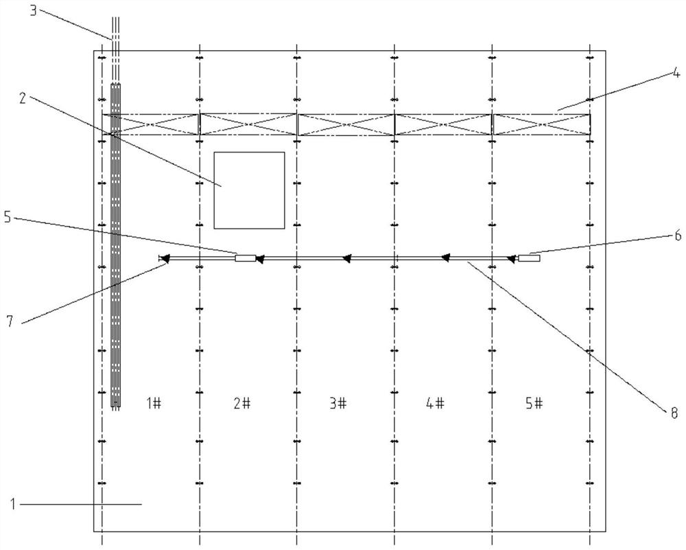 Same-rail double-crossing vehicle intelligent scheduling method