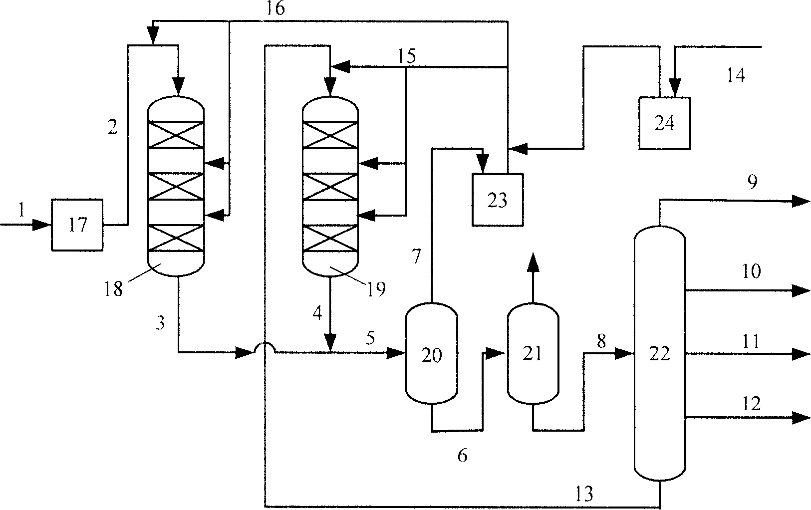 Integrated Fischer-Tropsch synthetic oil hydrogenation purification