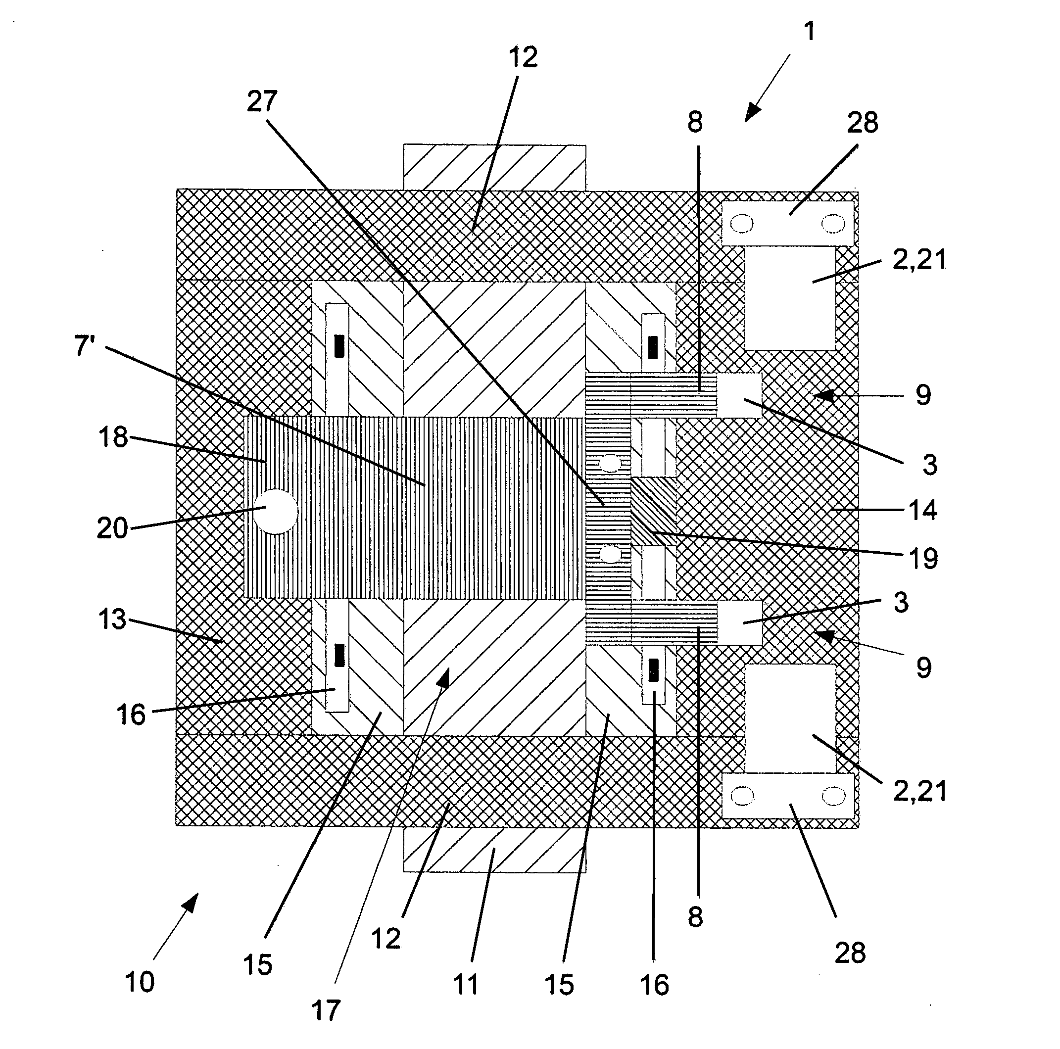 Measuring Arrangement for Brake Application Force Measurement of a Disc Brake and a Corresponding Disc Brake