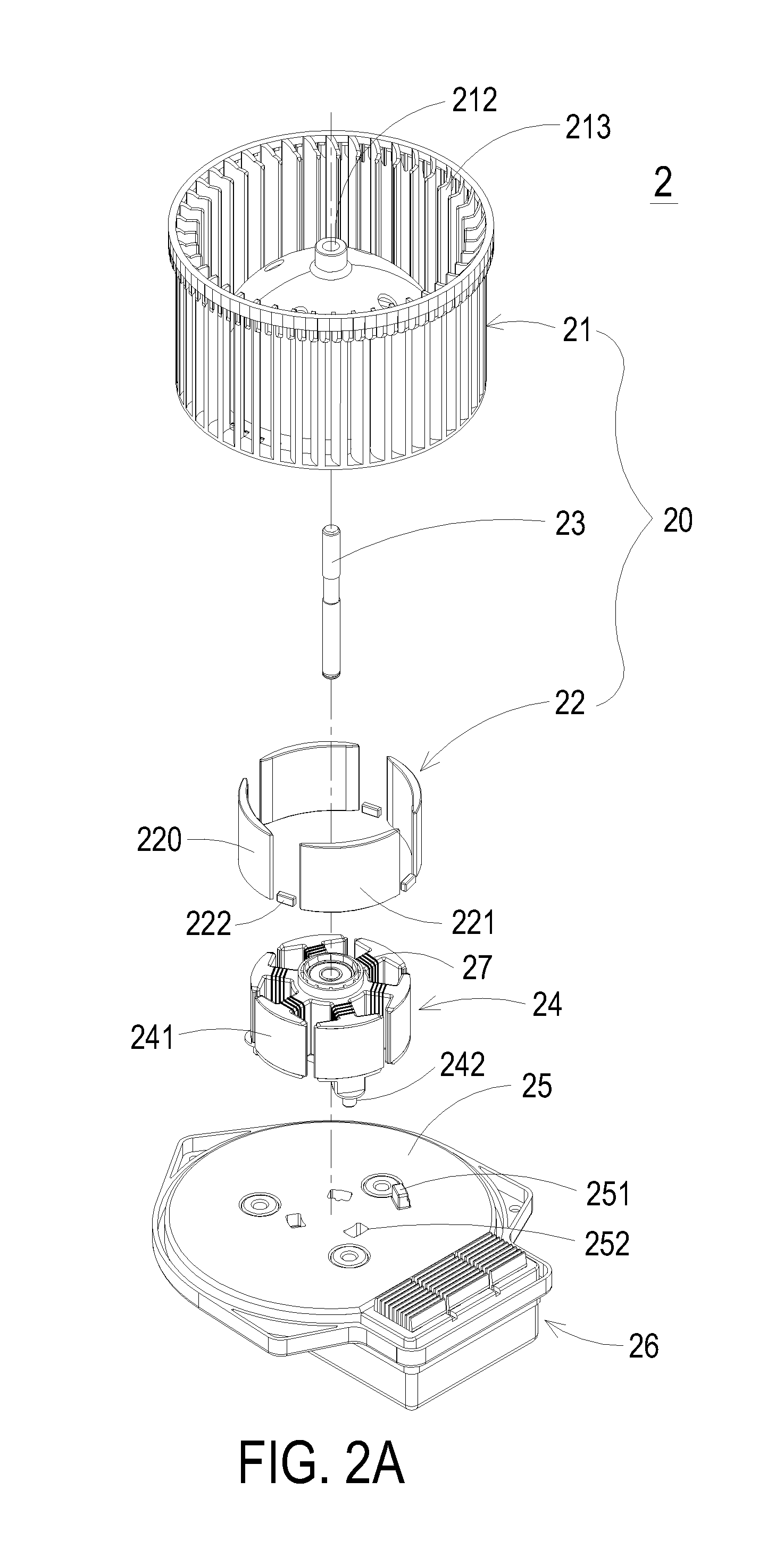 Fan and motor thereof