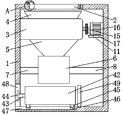 Efficient glass crushing and recycling device