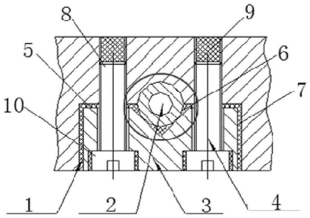 Method for installing dynamic pressure motor and frame assembly