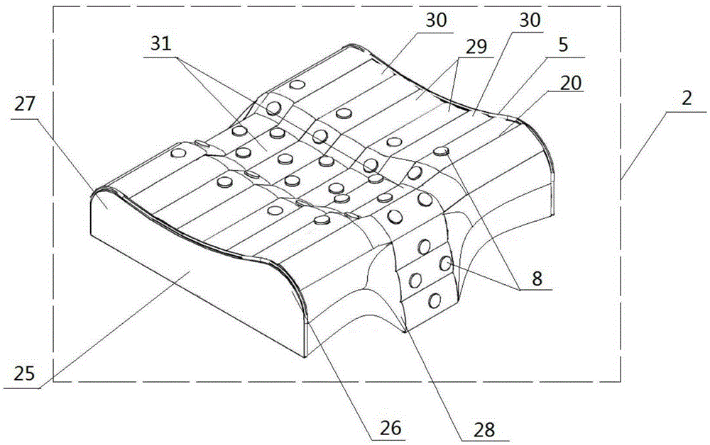 Multifunctional cervical vertebra maintenance pillow