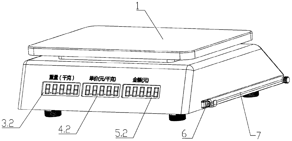 IoT electronic scale with remote supervision and automatic level adjustment functions