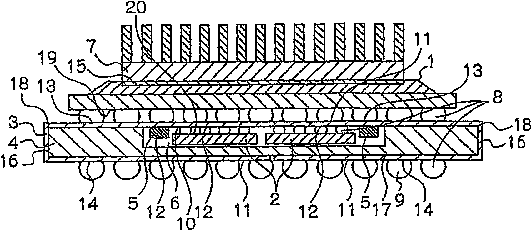 Semiconductor device, semiconductor device manufacturing method, printed circuit board and electronic device